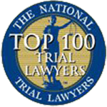 Logo Recognizing The Wilson Law Firm's affiliation with National Trial Lawyers Top 100